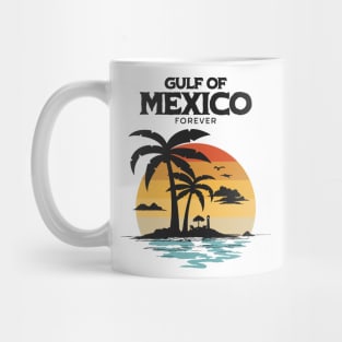 Gulf of Mexico Forever | Vintage Sunset Beach Design Mug